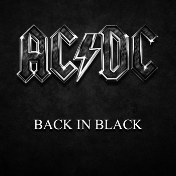 Обложка «Back In Black» — AC/DC