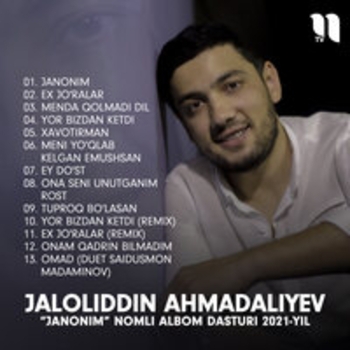 Обложка «Janonim» — Жалолиддин Ахмадалиев