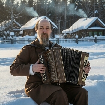 Обложка «Однажды в студеную зимнюю пору» — DJ Блокnote