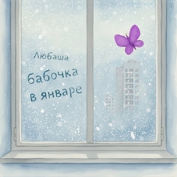 Обложка «Рисуем поцелуи» — Любаша
