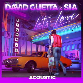 Обложка «Let's Love» — Sia feat David Guetta