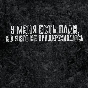 Обложка «У меня есть план, но я его не придерживаюсь» — Пневмослон
