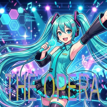 Обложка «THE OPERA» — Hatsune Miku, Klara Haugen