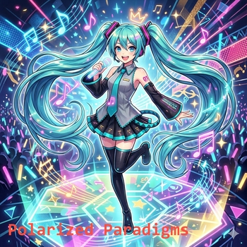 Обложка «Polarized Paradigms» — Hatsune Miku, Thea Strand