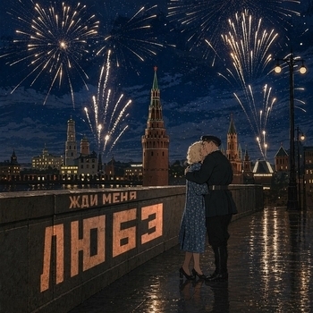 Обложка «Жди меня» — Любэ