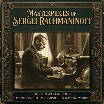 Обложка «Masterpieces of Sergei Rachmaninoff» — Сергей Васильевич Рахманинов