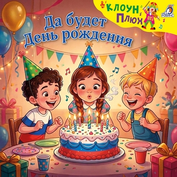 Слушать альбом «Да будет День рождения» Обложка «Да будет День рождения» — Клоун Плюх, Милослава, Плюх и Швах