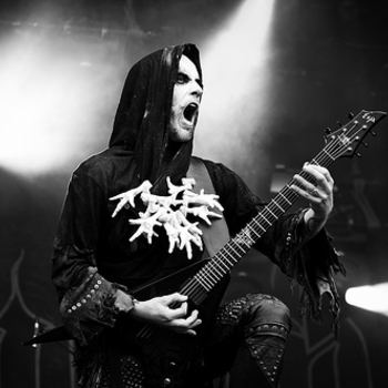 Обложка «In League with Satan» — Behemoth, Shagrath, Dimmu Borgir