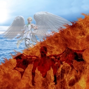 Оформление подборки «Heaven and Hell»