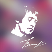 Эмблема радио «Высоцкий - Русское Радио»
